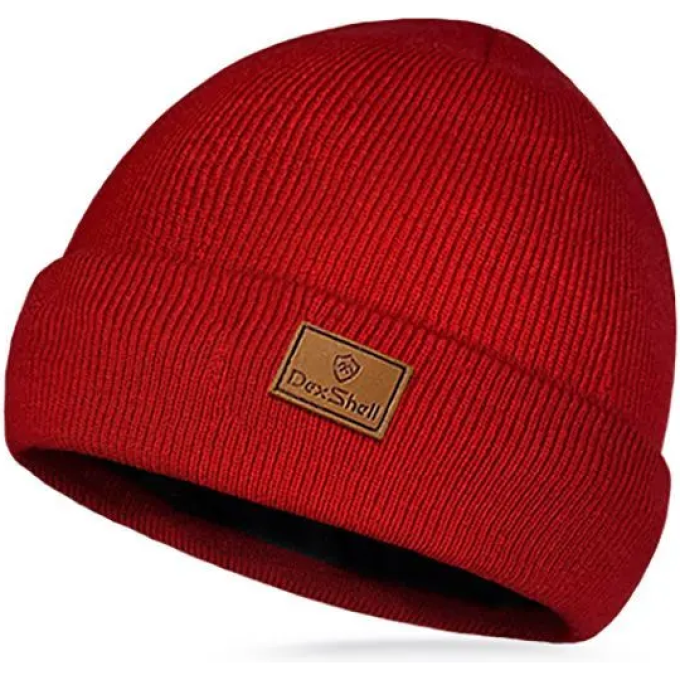 Водонепроницаемая шапка DEXSHELL BEANIE HAT красный S/M (56-58 см) DH30509RED
